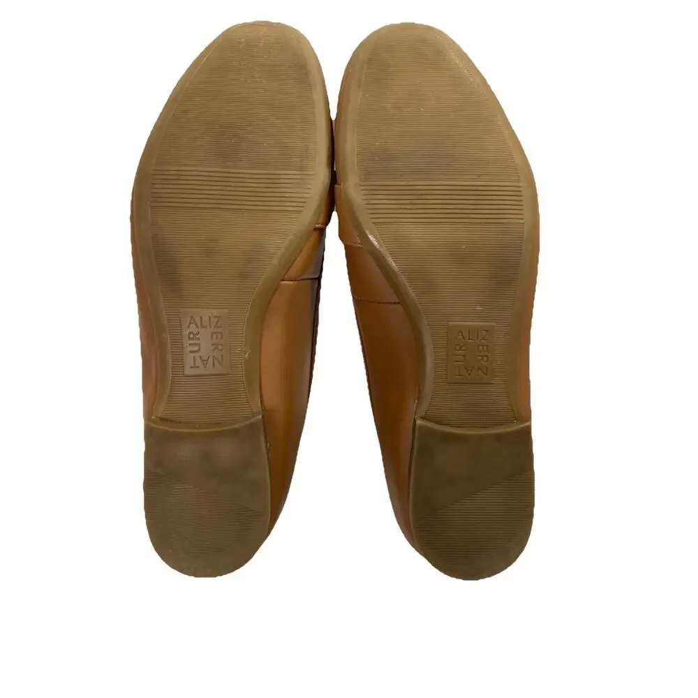 NATURALIZER Women’s Loafer Kayden Moc English Tea 9M Tan/Brown Slip On